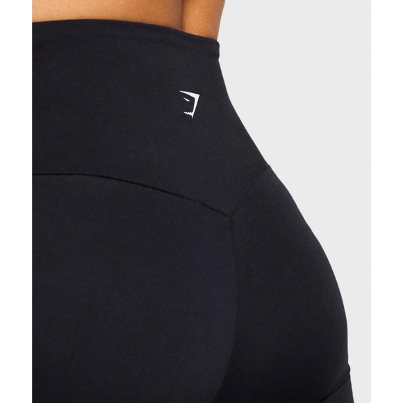 Gymshark Training Cropped Leggings Size Small Black - Picture 5 of 16